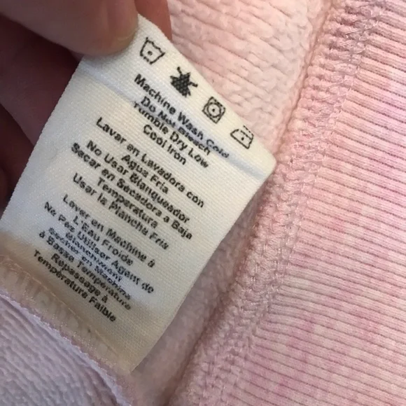 UGG Duffield Light Pink Belted Robe Housecoat Womens Medium Pockets Cotton - Picture 12 of 12